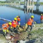 Cleaning of Yamuna floodplains