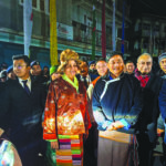 FM Nirmala with Bhutia people