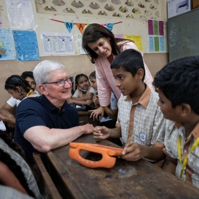 Seeing children in India learn via tech makes my heart sing: Tim Cook