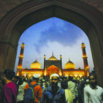 Eid eve: Muslims at Jama Masjid