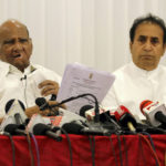 Sharad Pawar at press conference