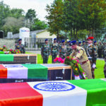 Wreath laying ceremony for soldiers in Poonch