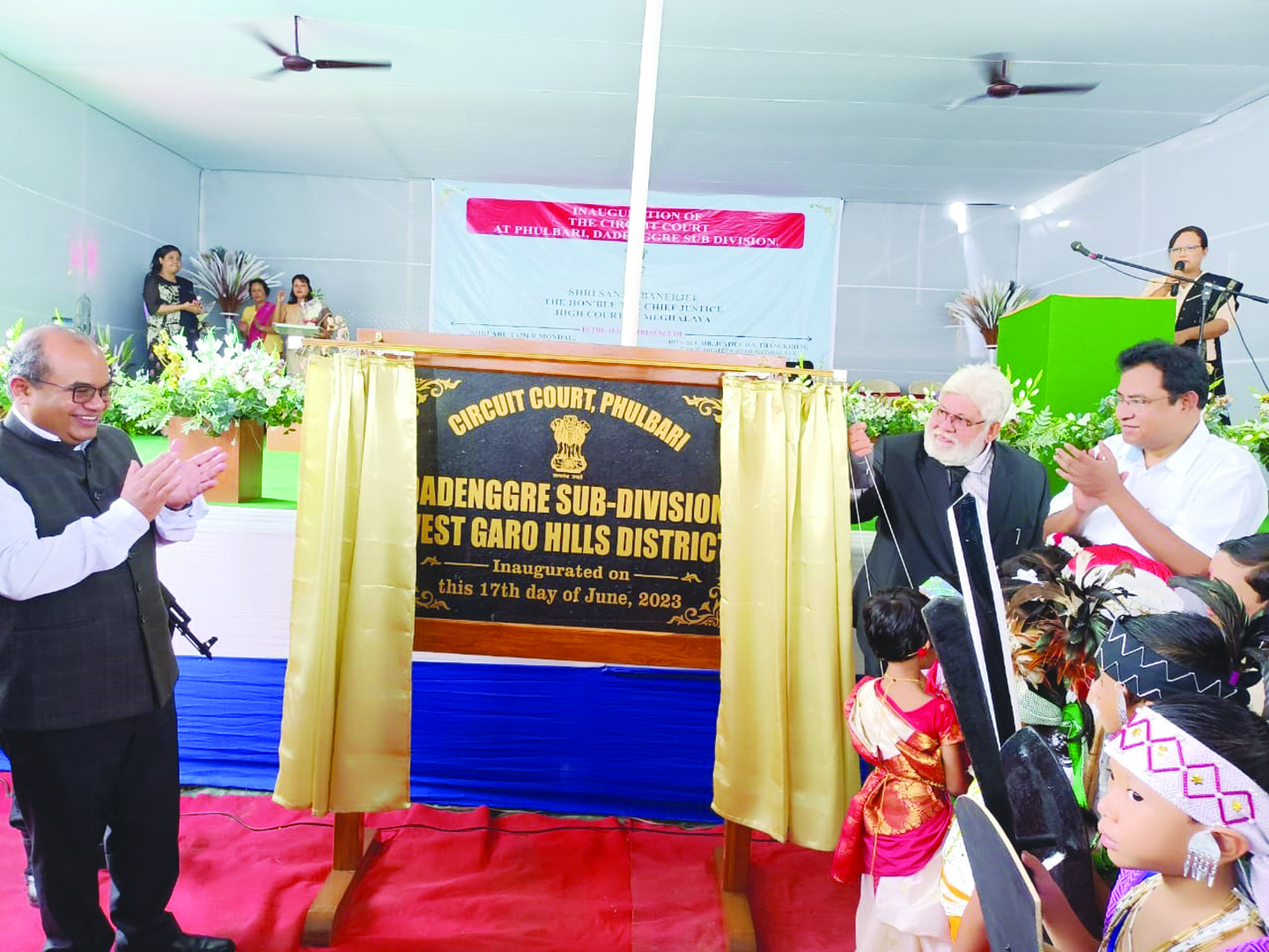 Chief Justice, High Court Of Meghalaya Sanjib Banerjee Along With Other ...