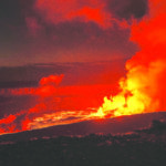 Kilauea volcano in Hawaii