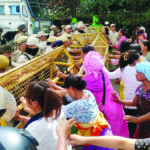 Rahul Gandhi’s convoy stopped at Bishnupur