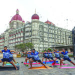 IDY: Navy personnel at yoga session