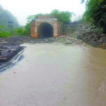 Landslide on Jowai-Silchar National Highway