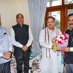 JP Nadda, Sukhvinder Singh Sukhu meet