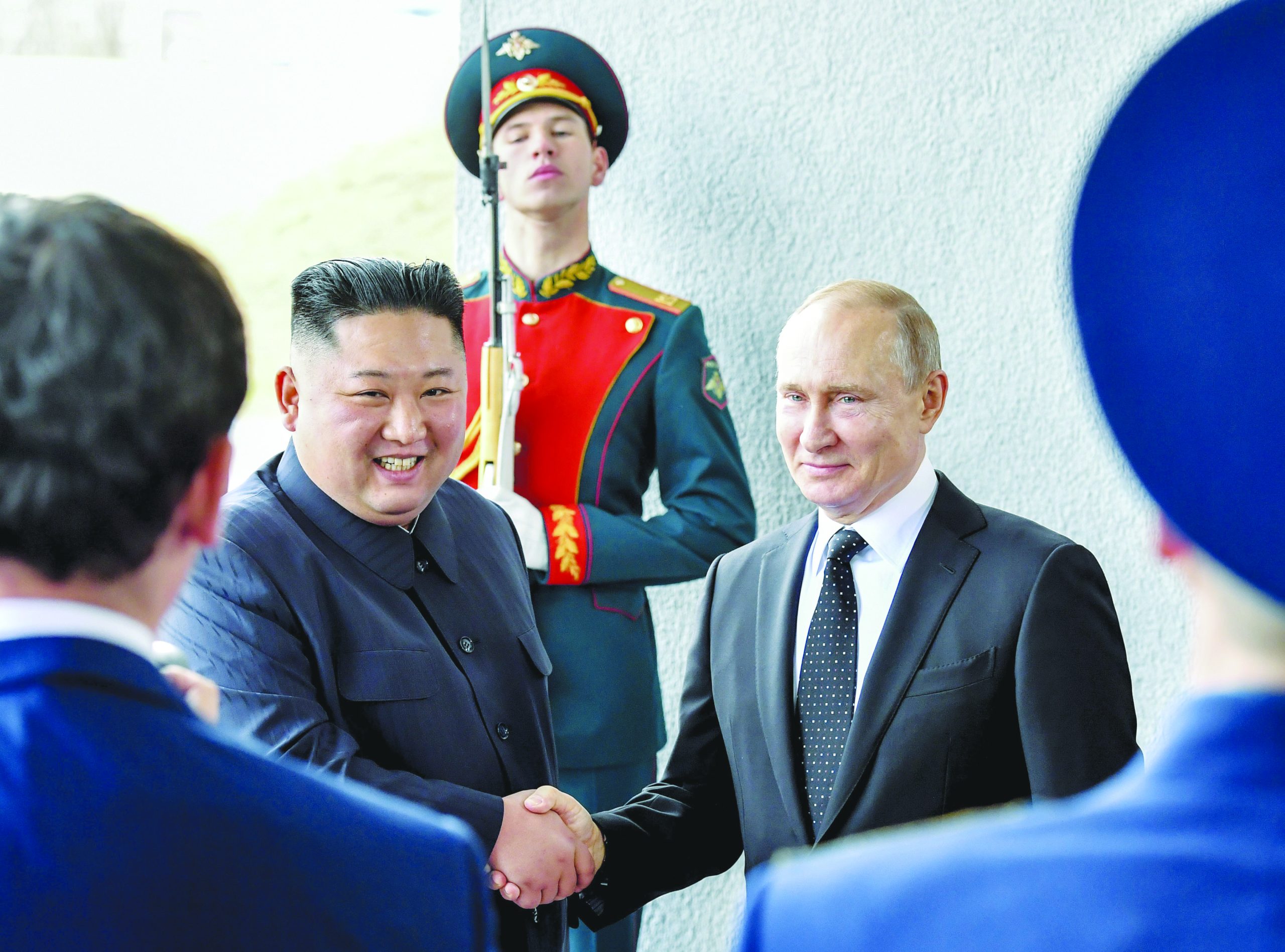 Kim Jong Un And Vladimir Putin Meet At Vostochny Spaceport Ahead Of Summit 6721