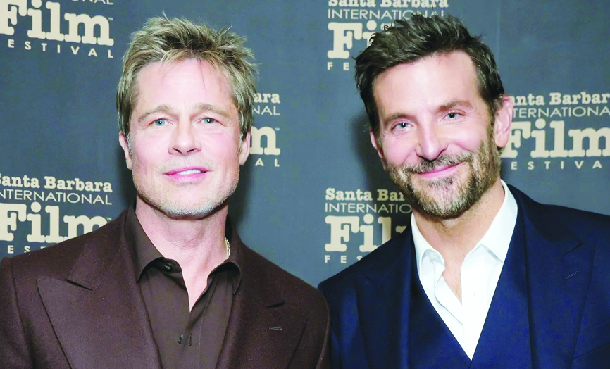 Brad Pitt Honors Bradley Cooper at Santa Barbara Film Festival