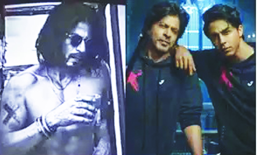 SRK flaunts ripped physique as he goes shirtless in Aryan Khan’s ad ...