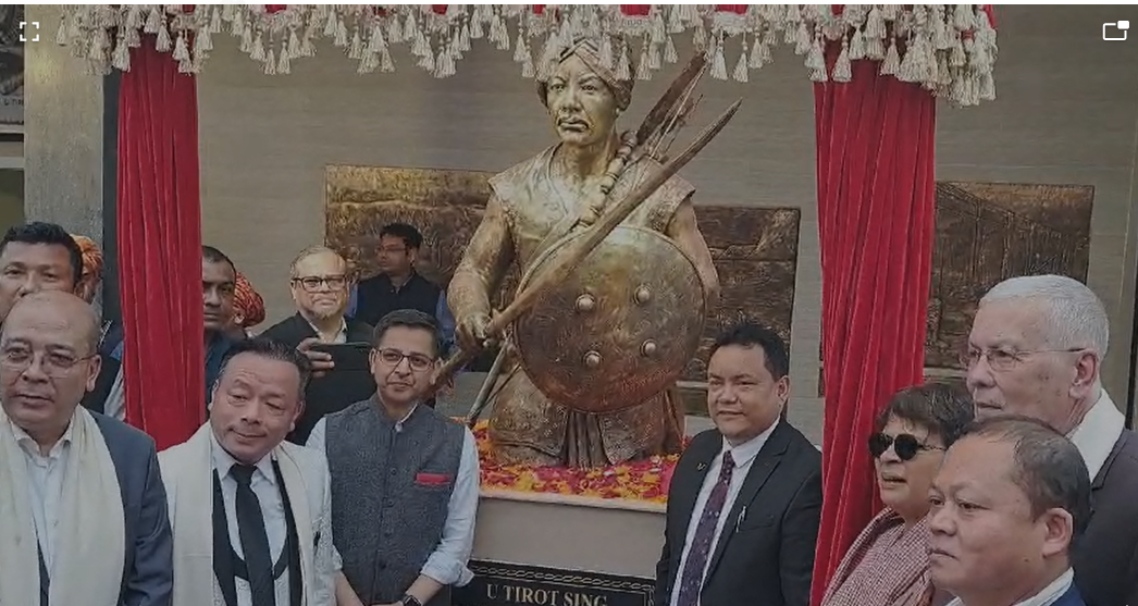 U Tirot Sing Syiem statue unveiled IGCC - The Shillong Times