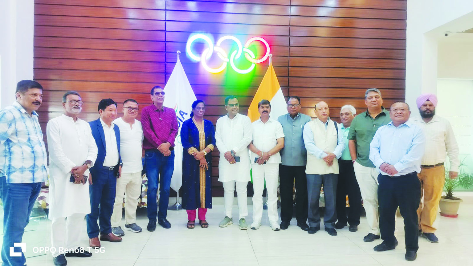 Dr Pt Usha Mp And President Indian Olympic Association Met With State