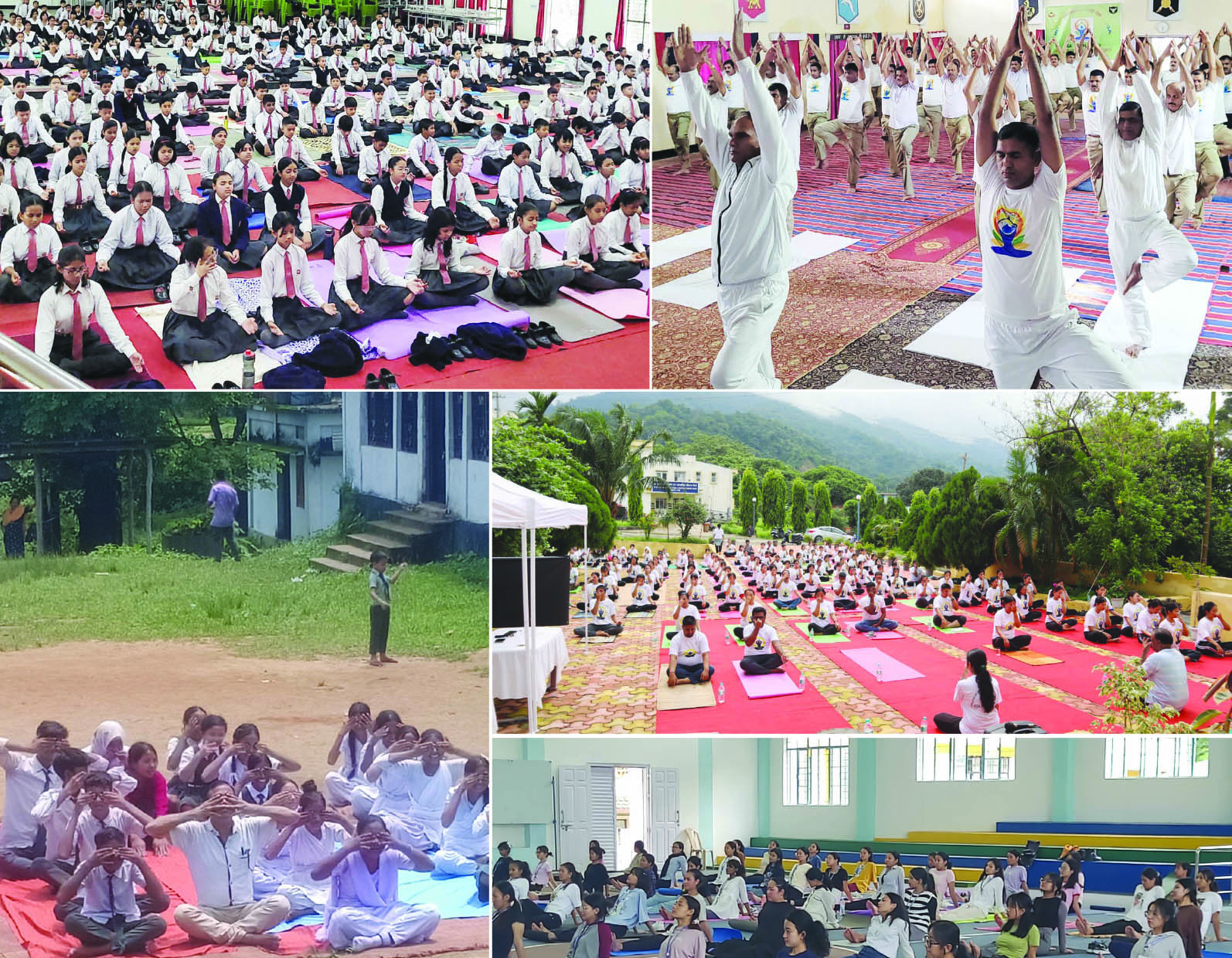 M’laya joins Int’l Yoga Day celebrations - The Shillong Times