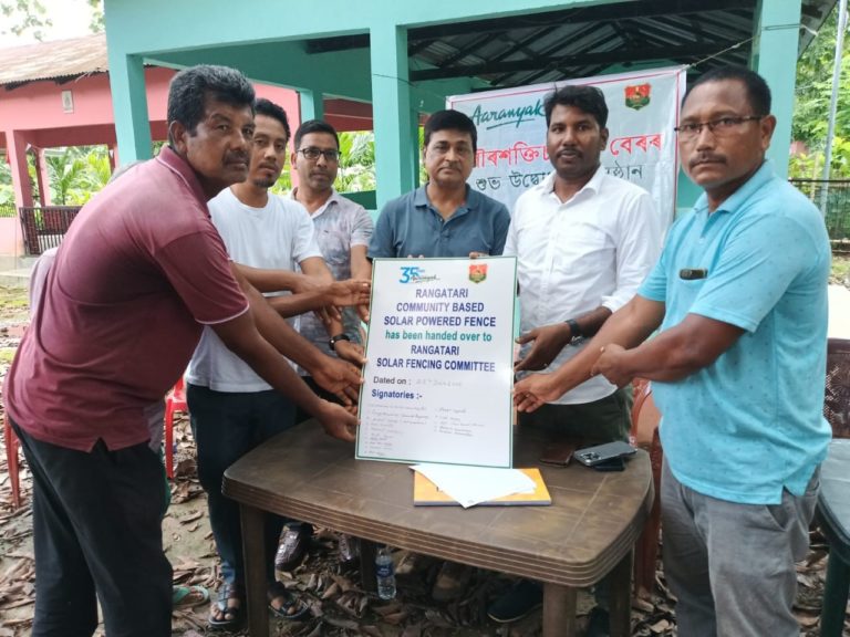 3-km solar fence secures 60 households at Rangatari village in Goalpara